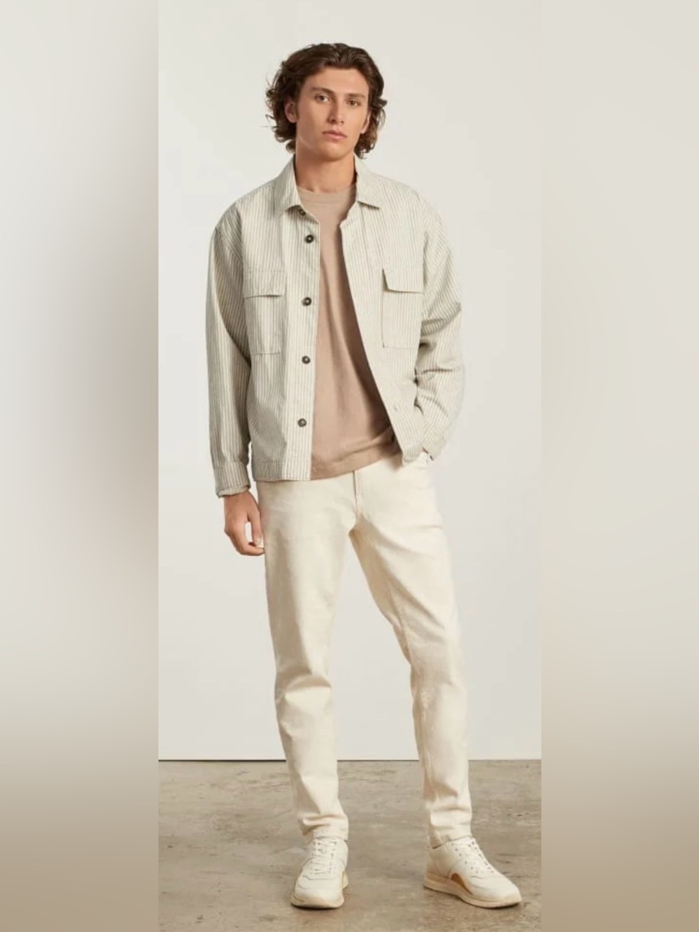 Everlane Men’s Slim Fit Jeans 29x32 Cream / Ecru – New With Tags